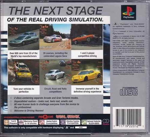 Gran Turismo 2 - Platinum - PS1 (B Grade) (Genbrug)